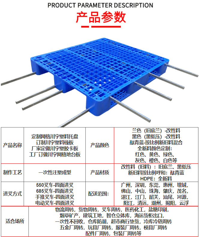 卡板产品参数